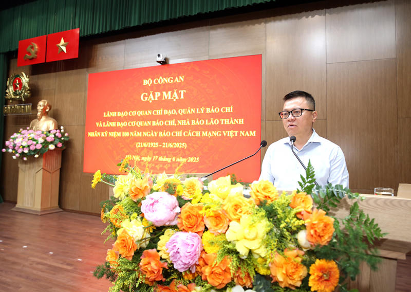 Bộ Công an trang trọng tổ chức cuộc gặp mặt nhân kỷ niệm 100 năm Ngày Báo chí Cách mạng Việt Nam