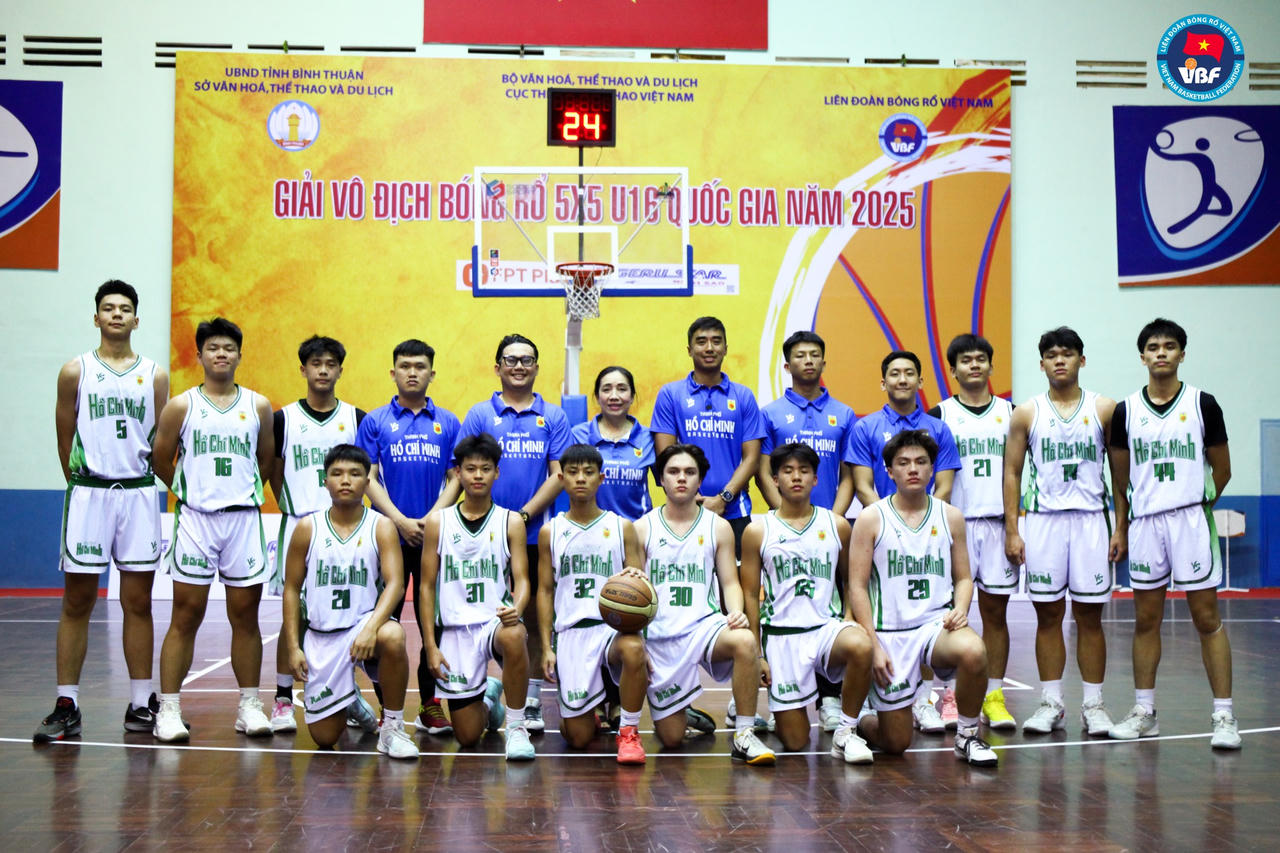 PK-KQ Peak "đổi màu" huy chương thành công tại Giải vô địch bóng rổ 5x5 U16 quốc gia 2025