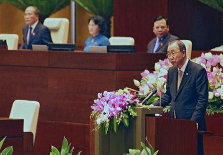 36 tiếng Tổng thư ký Liên hiệp quốc thăm Việt Nam