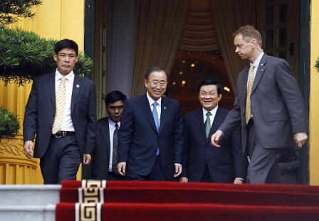 36 tiếng Tổng thư ký Liên hiệp quốc thăm Việt Nam