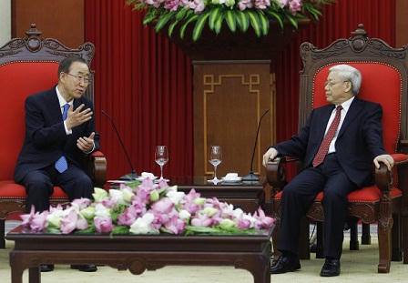 36 tiếng Tổng thư ký Liên hiệp quốc thăm Việt Nam