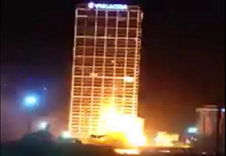 Tìm ra nguyên nhân vụ nổ điện gây cháy ở tòa Thăng Long Number One