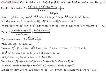 Đã có gợi ý đáp án môn Toán kỳ thi THPT Quốc gia 2015