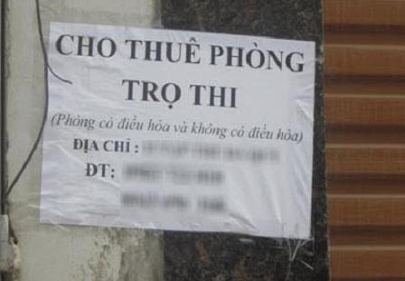 “Đội giá” các dịch vụ ăn theo mùa thi
