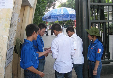 TTGT đồng hành cùng các sĩ tử trong kỳ thi THPT Quốc gia.