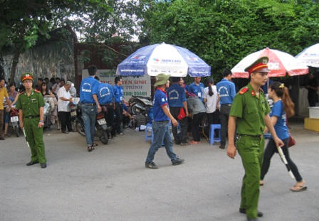 TTGT đồng hành cùng các sĩ tử trong kỳ thi THPT Quốc gia.