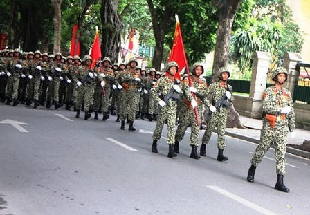 Toàn cảnh tổng duyệt Lễ diễu binh mừng Quốc khánh 2-9