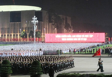 Toàn cảnh tổng duyệt Lễ diễu binh mừng Quốc khánh 2-9