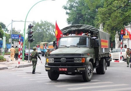 Toàn cảnh tổng duyệt Lễ diễu binh mừng Quốc khánh 2-9