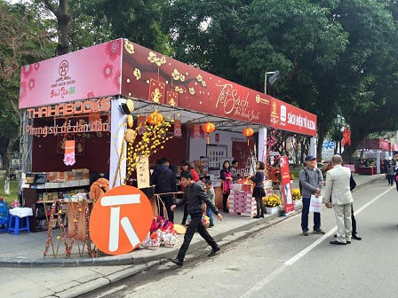 Hà Nội: Khai mạc Phố Sách Xuân mừng năm mới