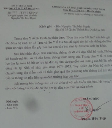 Dò dẫm hành trình tìm lại gia đình cho con 42 năm lạc mẹ