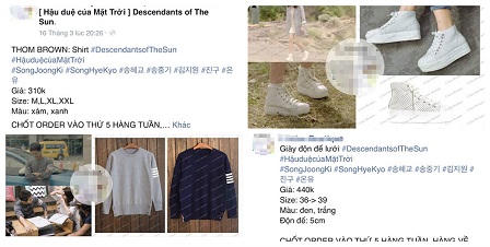 Phất lên nhờ ăn theo “Hậu duệ mặt trời” 