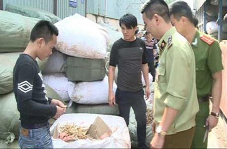 6 tấn dược liệu thuốc bắc từ Trung Quốc bị bắt giữ
