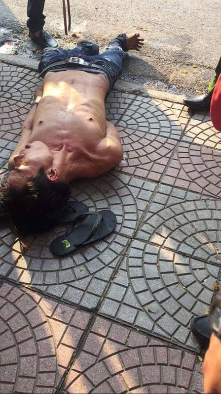 Hà Nội: Khống chế nam thanh niên ngáo đá, bắt chước khỉ cản trở giao thông