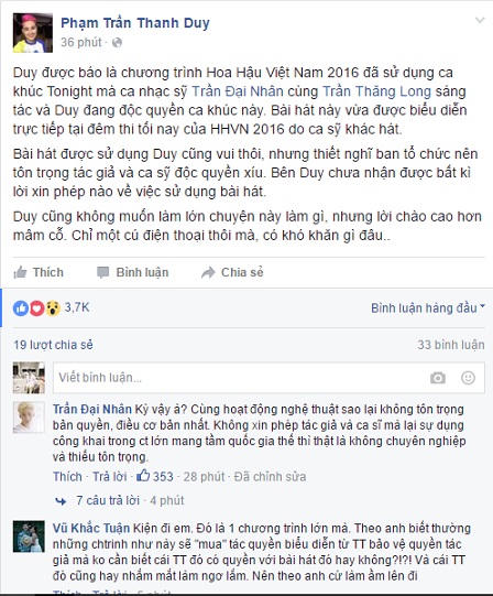 Tổng đạo diễn Hoa Hậu Việt Nam xin lỗi