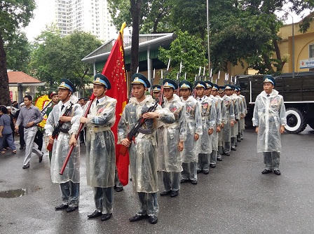 Toàn cảnh lễ viếng và truy điệu 9 quân nhân trên máy bay Casa 212 hy sinh