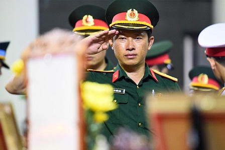 Toàn cảnh lễ viếng và truy điệu 9 quân nhân trên máy bay Casa 212 hy sinh