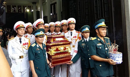 Toàn cảnh lễ viếng và truy điệu 9 quân nhân trên máy bay Casa 212 hy sinh