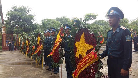 Toàn cảnh lễ viếng và truy điệu 9 quân nhân trên máy bay Casa 212 hy sinh