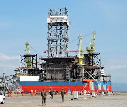 Giàn khoan Tam Đảo 05 chính thức hoạt động từ 12/8 