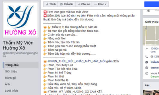 Nghệ An: Cẩn trọng với các dịch vụ làm đẹp ở thẩm mỹ viện 'chui'