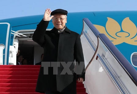 Trung Quốc long trọng đón Tổng Bí thư Nguyễn Phú Trọng