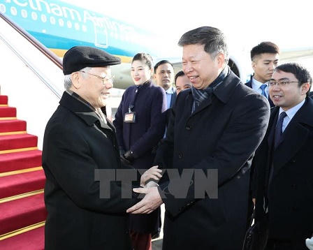 Trung Quốc long trọng đón Tổng Bí thư Nguyễn Phú Trọng