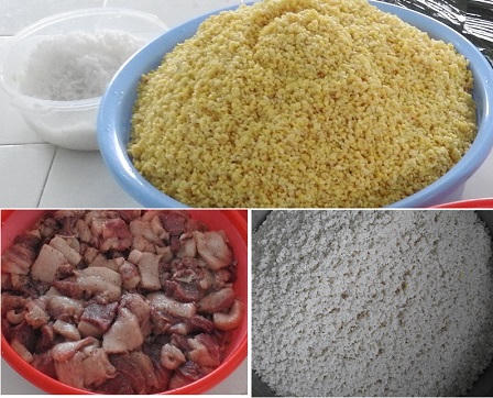 Bắc Ninh: Phạm nhân hồ hởi gói bánh chưng vui Tết Đinh Dậu