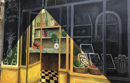 Độc nhất vô nhị ở Việt Nam: Làng bích họa 3D phát sáng trong đêm