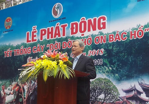 Chủ nhiệm UBKT Trung ương dự Lễ phát động trồng cây tại Bắc Ninh