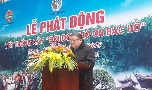 Chủ nhiệm UBKT Trung ương dự Lễ phát động trồng cây tại Bắc Ninh