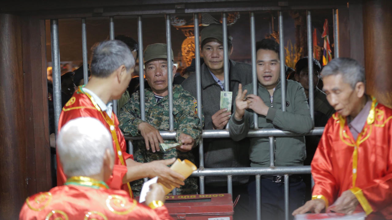 Toàn cảnh lễ khai ấn Đền Trần Nam Định