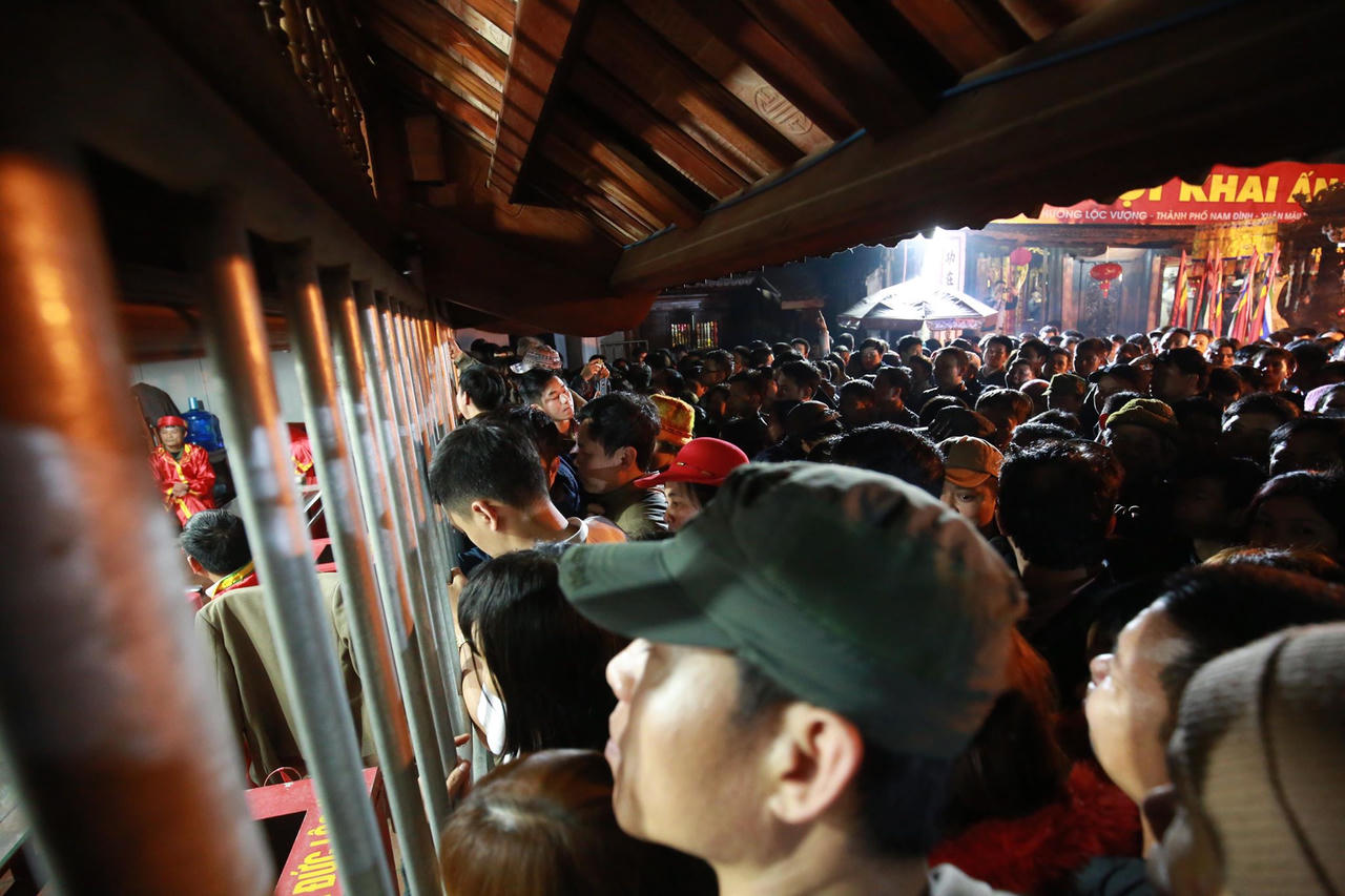 Toàn cảnh lễ khai ấn Đền Trần Nam Định