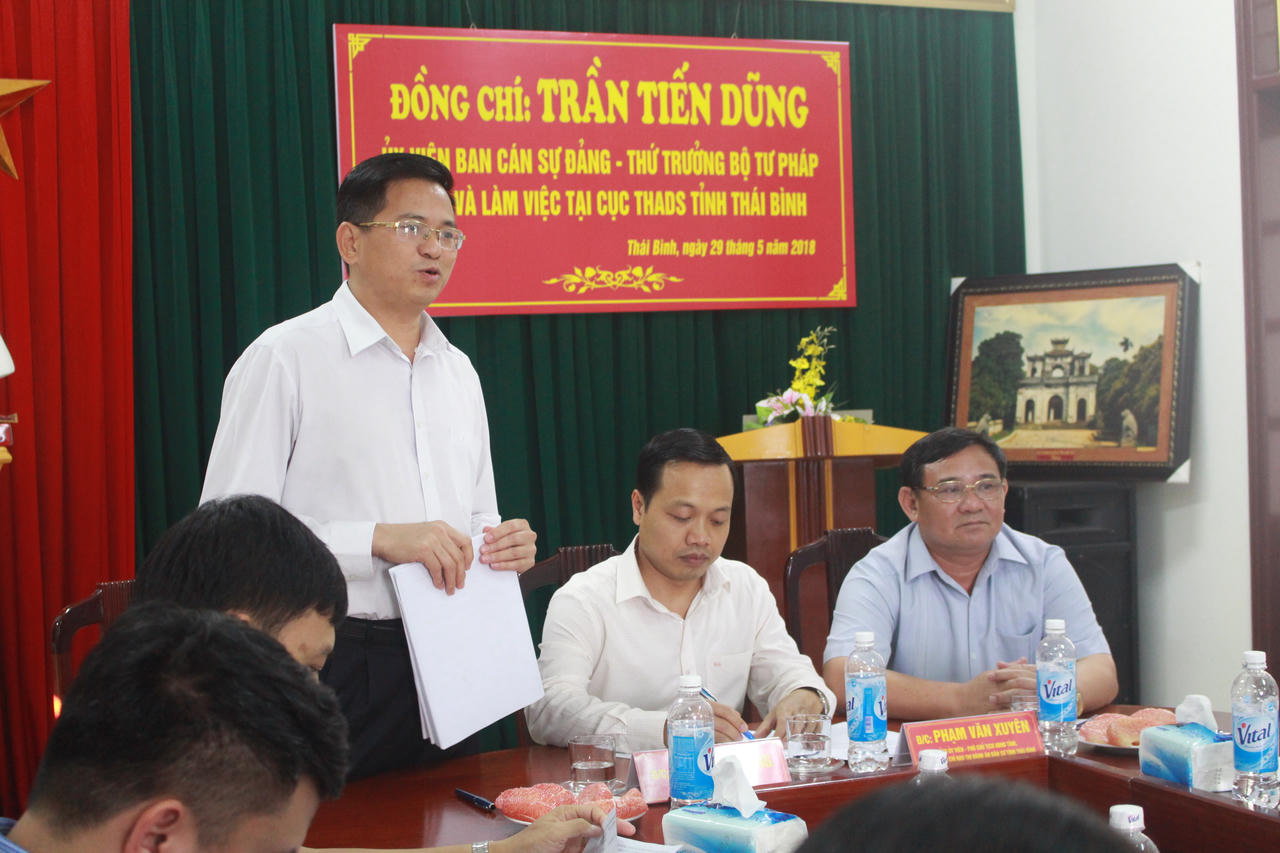 Thứ trưởng Trần Tiến Dũng: Xác định 'điểm nghẽn'  của Thi hành án để tìm cách tháo gỡ