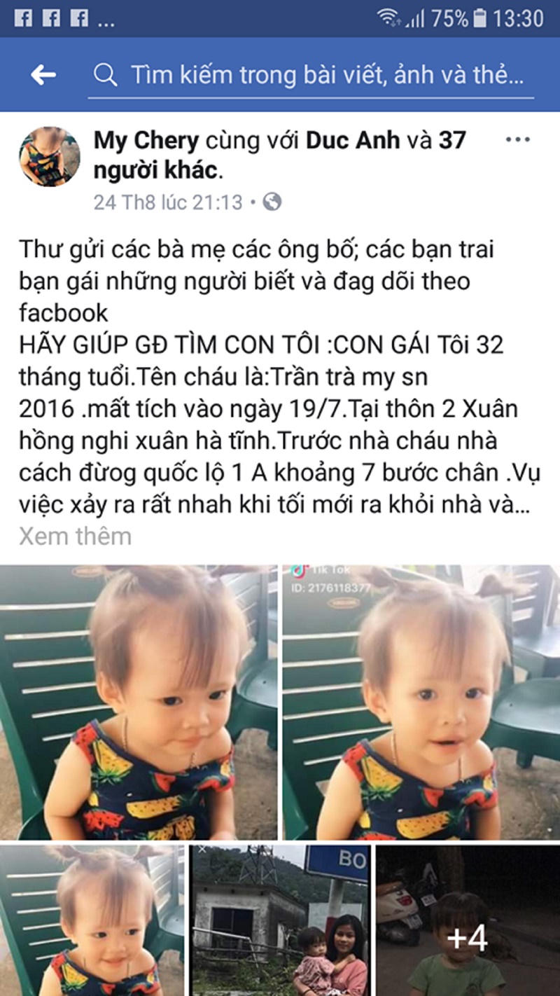 Người mẹ trẻ hai tháng lang thang đi tìm đứa con mất tích bí ẩn: “Tôi luôn tin rằng cháu vẫn còn sống”