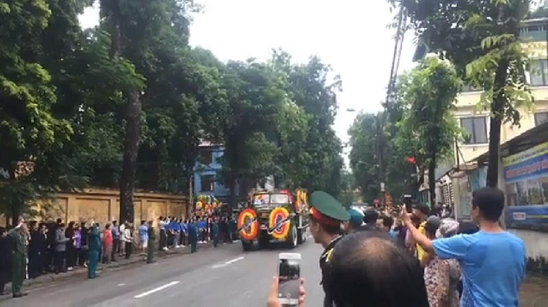 Người Hà Nội tiễn biệt cố Chủ tịch nước Trần Đại Quang về quê hương