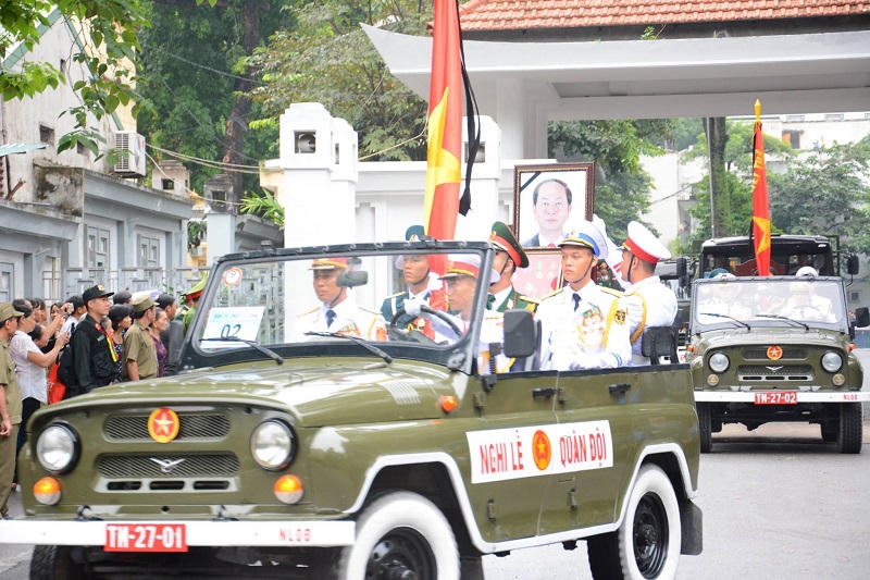 Người Hà Nội tiễn biệt cố Chủ tịch nước Trần Đại Quang về quê hương