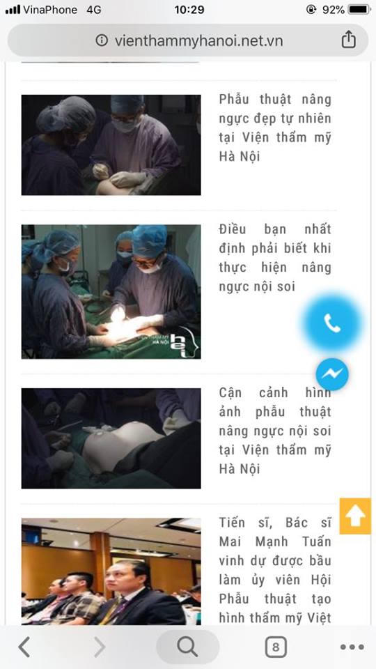 Viện Thẩm mỹ Hà Nội không được cấp phép vẫn nhận nâng ngực, hút mỡ cho khách hàng