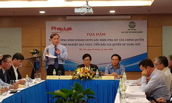 Tọa đàm môi trường kinh doanh dưới góc nhìn ứng xử của chính quyền với doanh nghiệp qua thực tiễn đấu giá quyền sử dụng đất