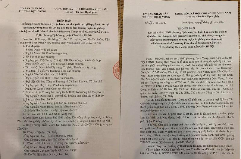 Hợp thức hóa sai phạm tại Chung cư Discovery?