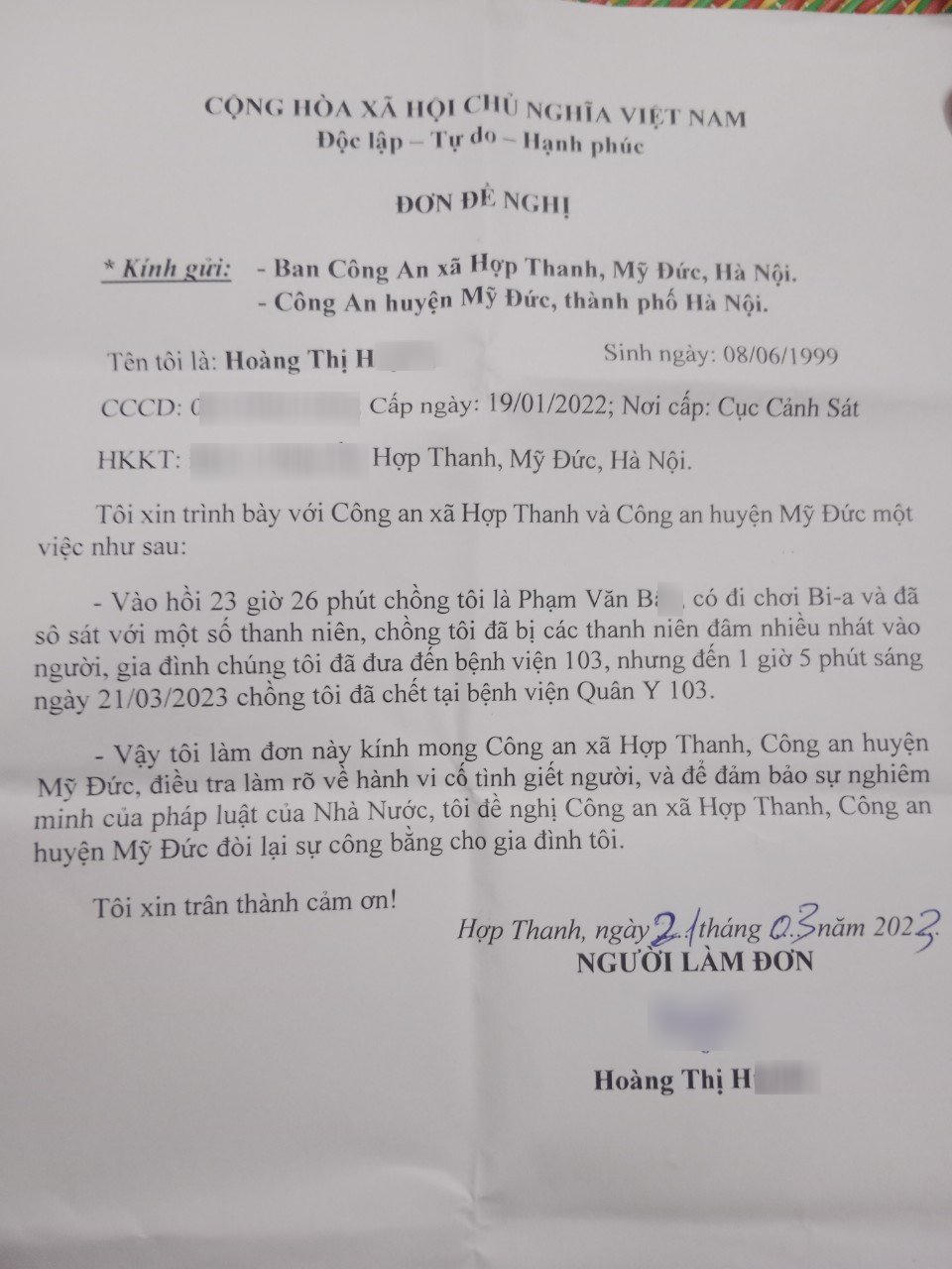 Hà Nội: Đi chơi bi-a một thanh niên bị đâm tử vong