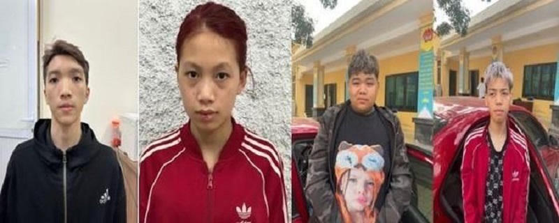 Tạm giữ nhóm đối tượng thực hiện 5 vụ cướp trong một ngày