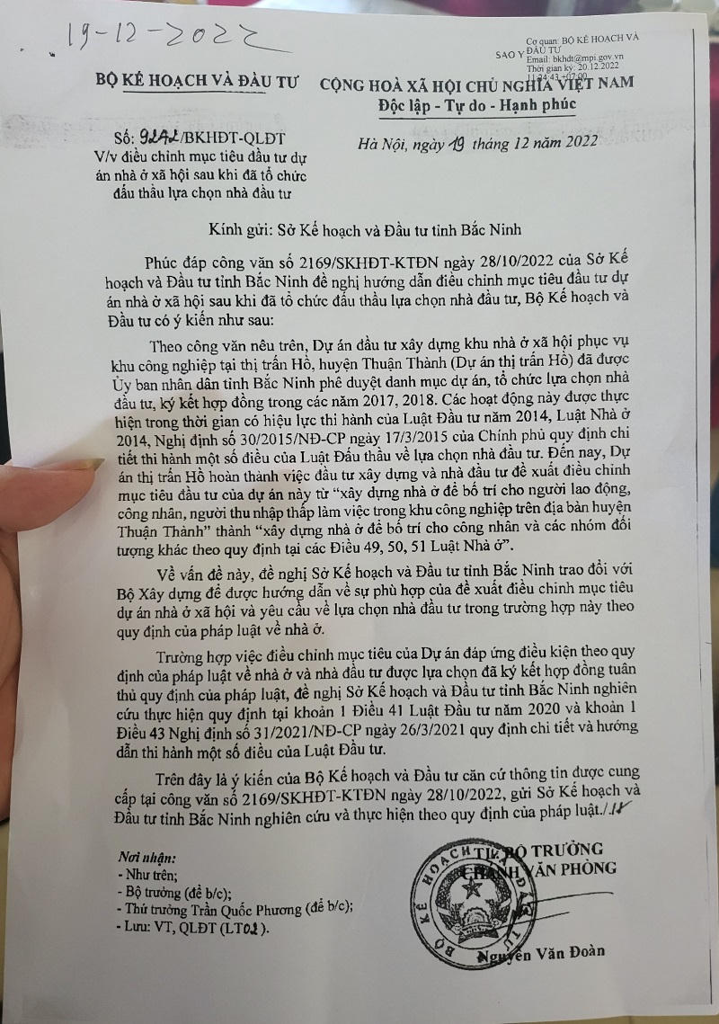 Bắc Ninh: Cần tháo gỡ cho doanh nghiệp xây nhà ở xã hội bị rơi vào "vòng xoáy"