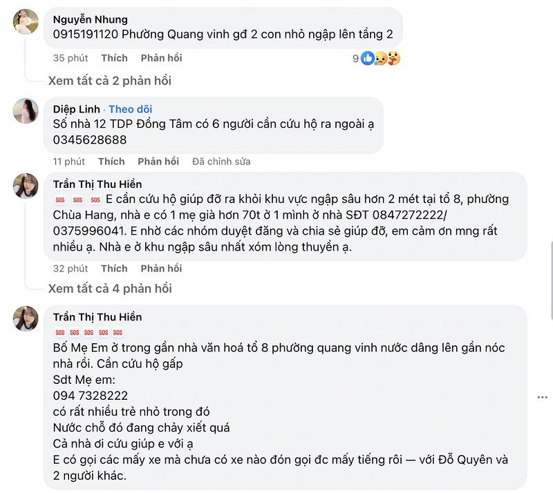 Thái Nguyên: Lũ trên sông Cầu tiếp tục lên chậm dần và có khả năng đạt đỉnh