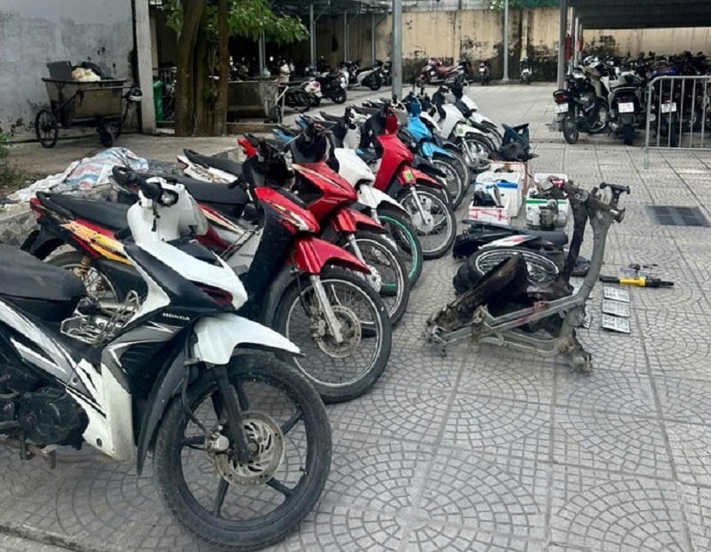 Hà Nội: Triệt phá đường dây trộm cắp, tiêu thụ xe liên tỉnh