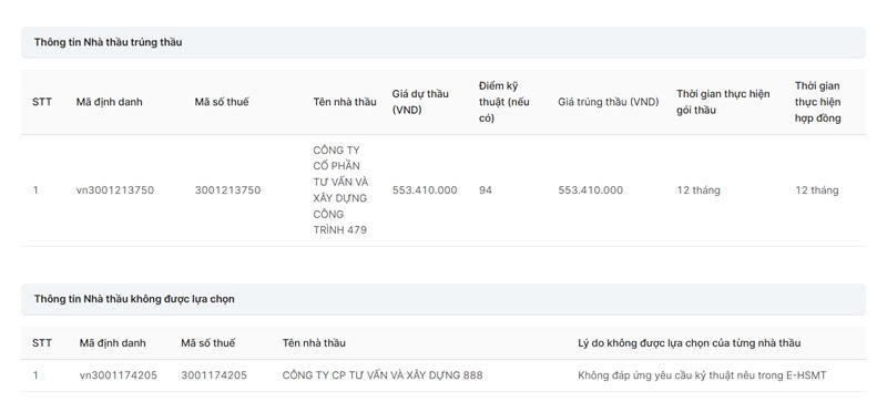 Hà Tĩnh: Cấm tham gia đấu thầu 3 năm đối với Công ty QRB và Công ty 888