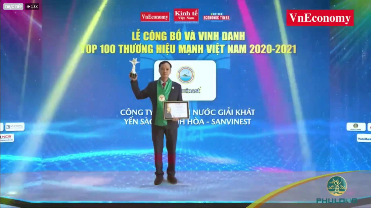 Sanvinest Khánh Hòa vinh dự nhân giải thưởng Chất lượng quốc tế Châu Á - Thái Bình Dương và Thương hiệu mạnh Việt Nam năm 2021