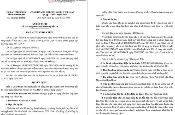 Xác định chủ đầu tư cho dự án Khu đô thị Vân Hà gần 3000 tỷ đồng