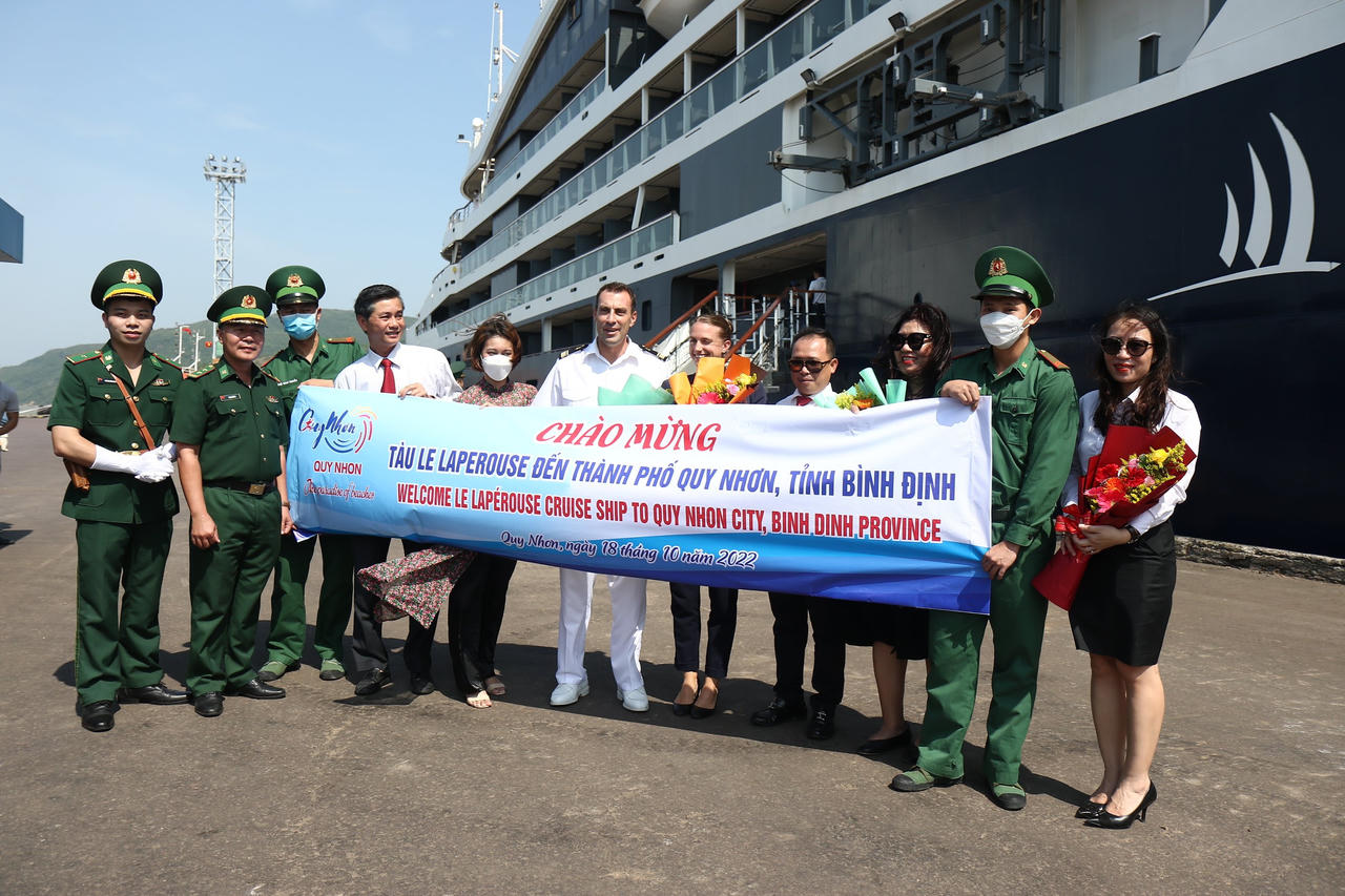 Bình Định đón tàu du lịch quốc tế cập cảng Quy Nhơn lần thứ 2