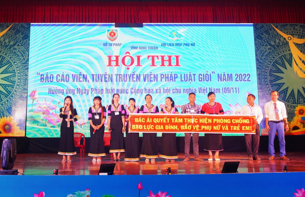 Ninh Thuận: Hội Thi “Báo cáo viên, tuyên truyền viên pháp luật giỏi” Năm 2022
